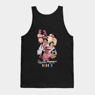 queen elizabeth vintage 1926-2022 Tank Top